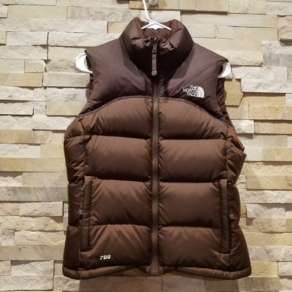 The North Face Jackets \u0026 Coats | North Face Xs Womens 96 Retro Vintage Brown Nuptse 700 Down Puffer Vest Jacket | Color: Brown | Size: Xs | Pm-